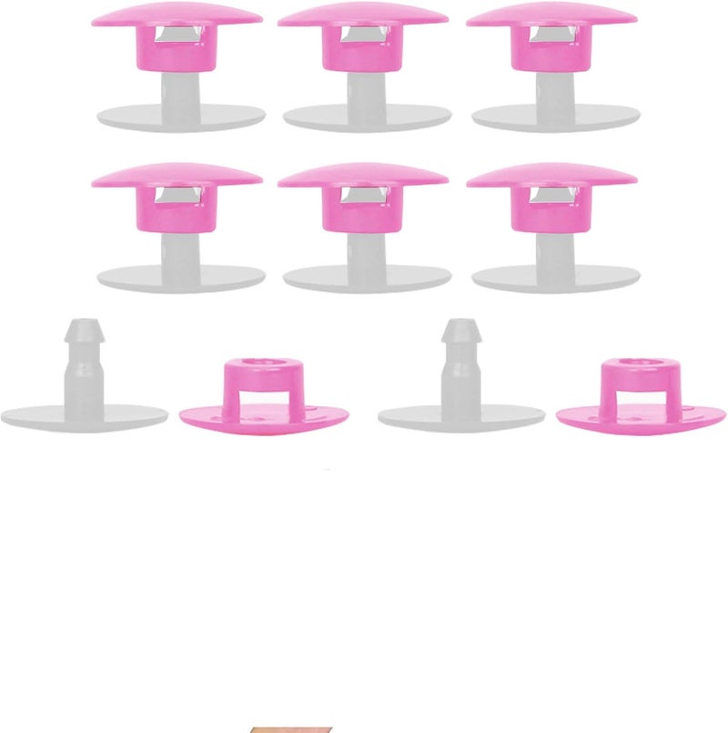 KOTESLLOE 8 Sets Replacement Rivets for Crocs, Replacement Parts for Crocs - Image 1
